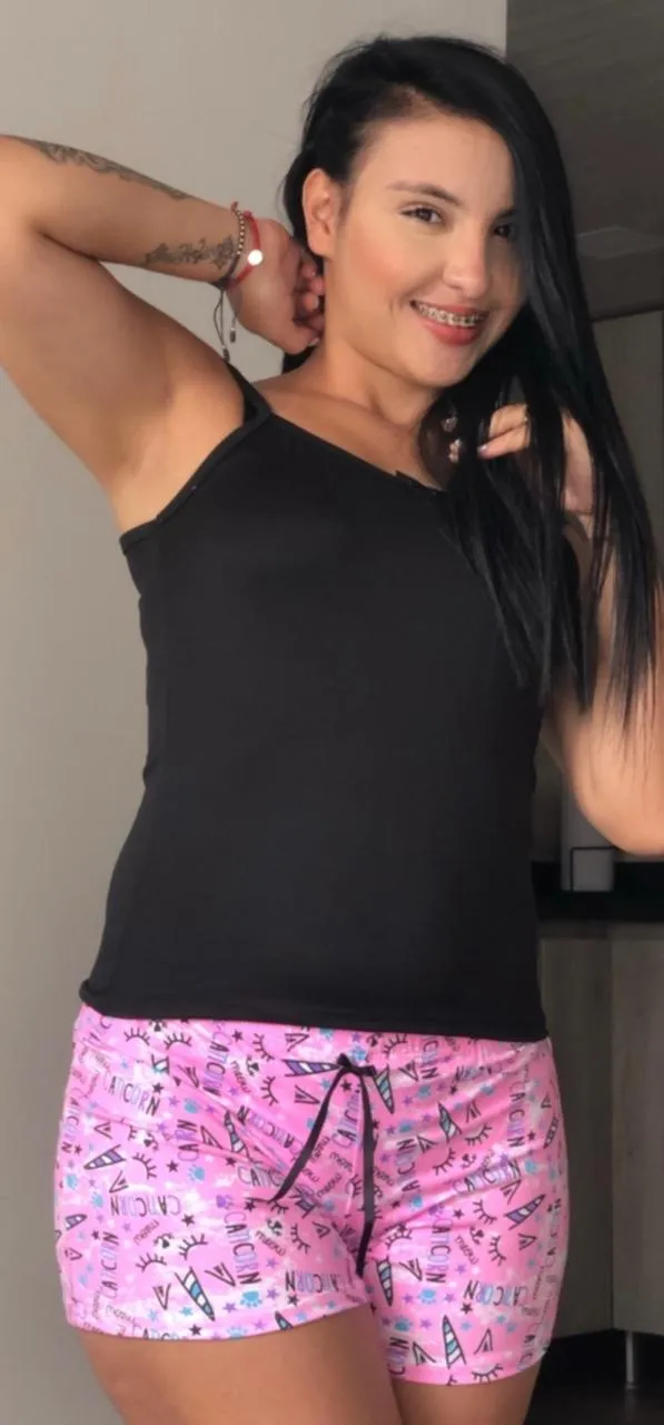 Pijama En Short Para Dama Con Lindo Estampado